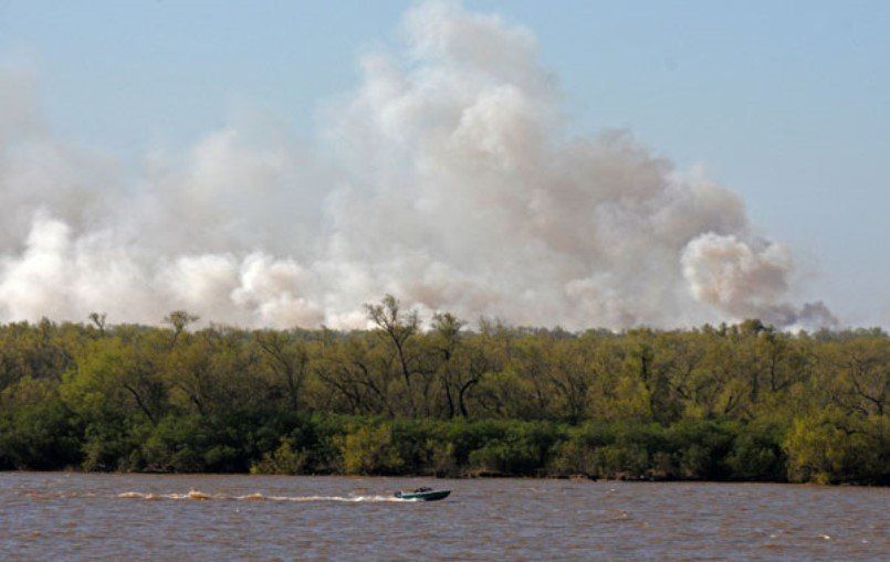 La islas del Delta de Paraná sufren graves incendios desde hace meses.&nbsp;