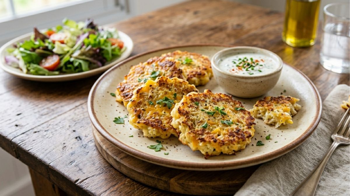 Las tortitas de coliflor resuelven cualquier almuerzo. Las tortitas de coliflor resuelven cualquier almuerzo. 