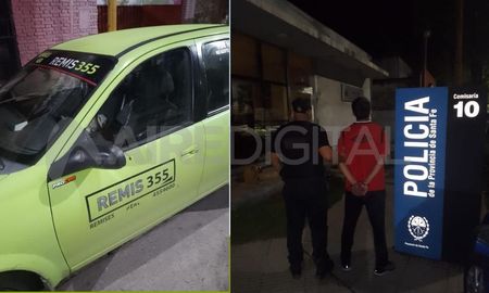 Detuvieron a un ladrón durante un chequeo de la policía a un remís. Detuvieron a un ladrón durante un chequeo de la policía a un remís.