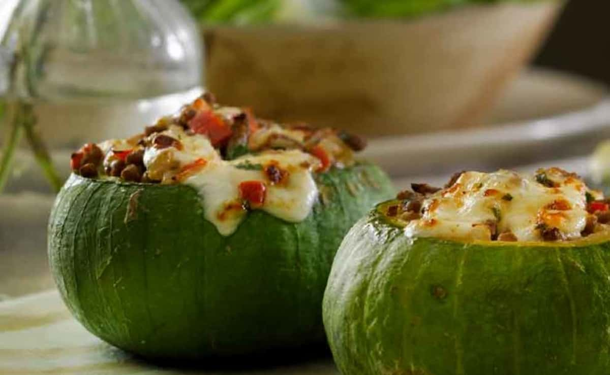 Zapallitos rellenos con choclo