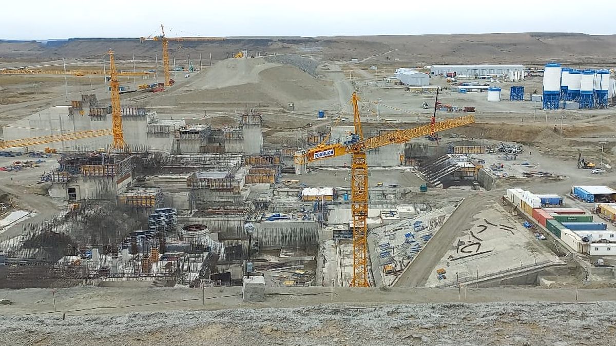 Represa Jorge Cepernic, Santa Cruz. Represa Jorge Cepernic, Santa Cruz.
