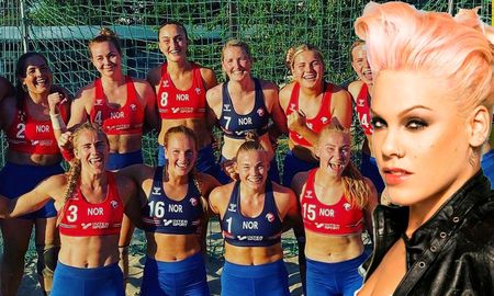 Pink pagará la multa del equipo noruego que se negó a usar bikini por sexismo Pink pagará la multa del equipo noruego que se negó a usar bikini por sexismo