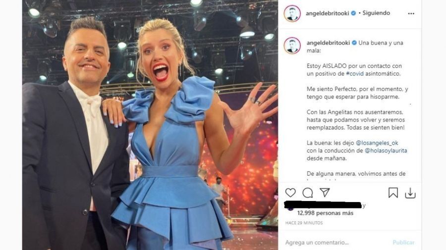 Ángel de Brito se aisló