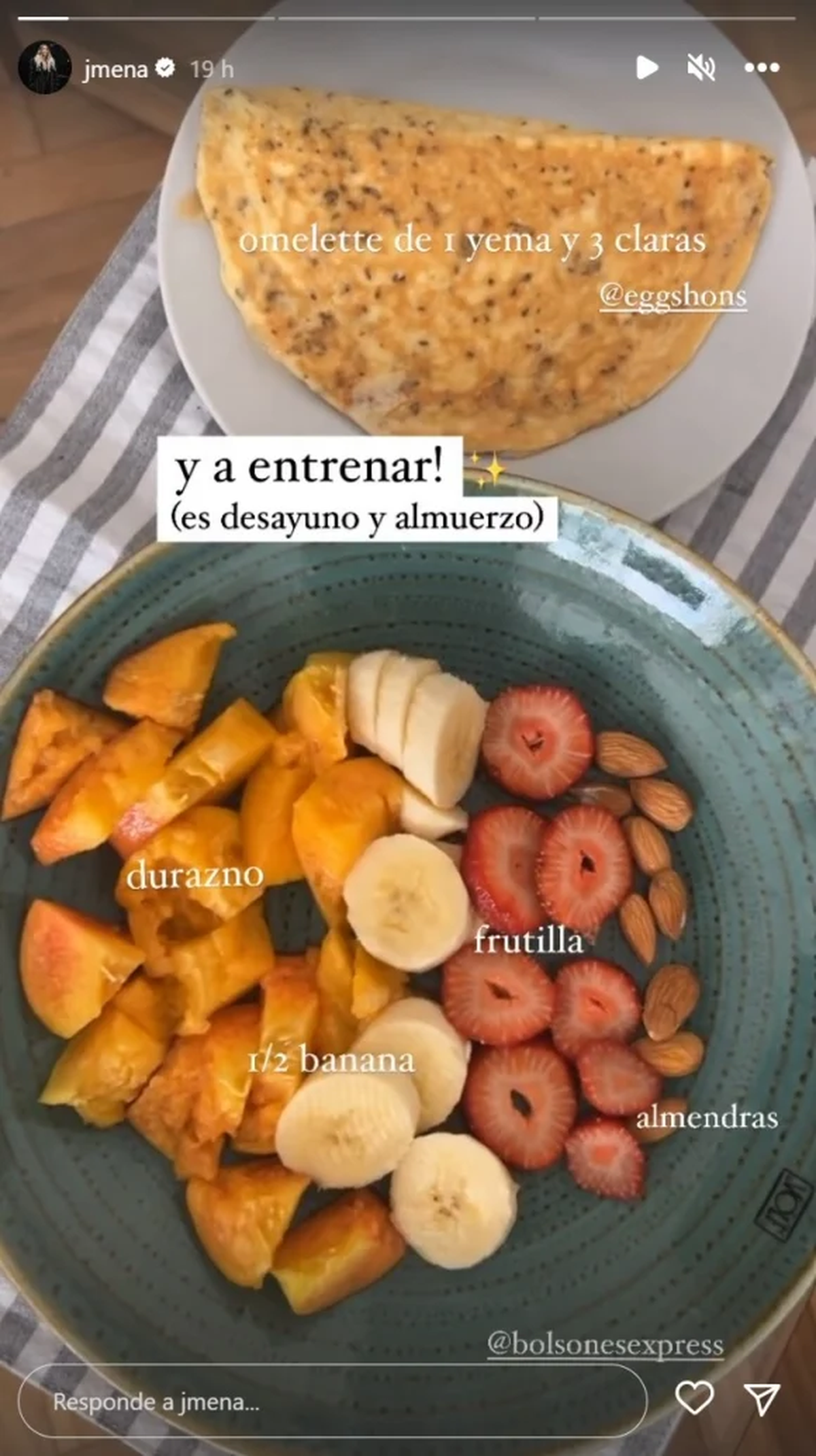 Dieta proteica para perder peso: Jimena Barón muestra su plan alimenticio para entrenarse