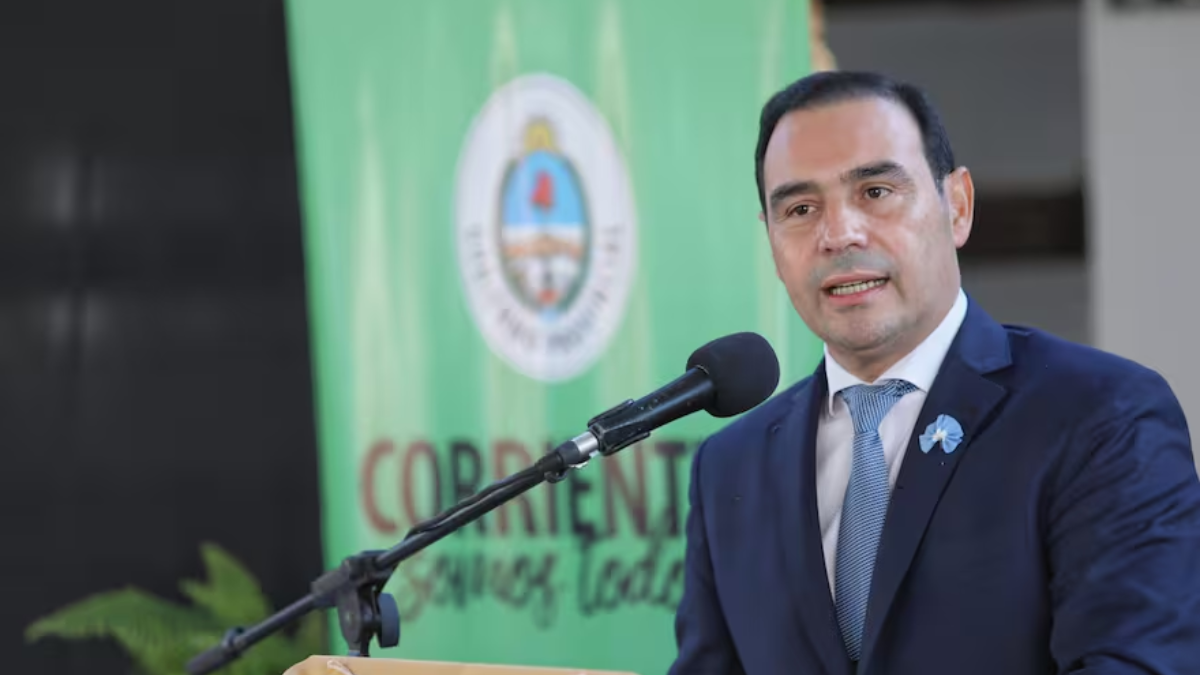 Gustavo Valdés, gobernador de Corrientes, fue denunciado por encubrimiento del caso Loan