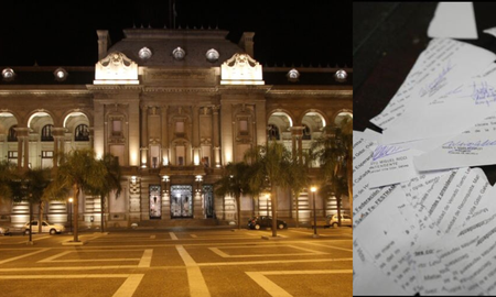 Paritaria municipal: el acta deshecha y una noche de desvelo en Casa de Gobierno. Paritaria municipal: el acta deshecha y una noche de desvelo en Casa de Gobierno.