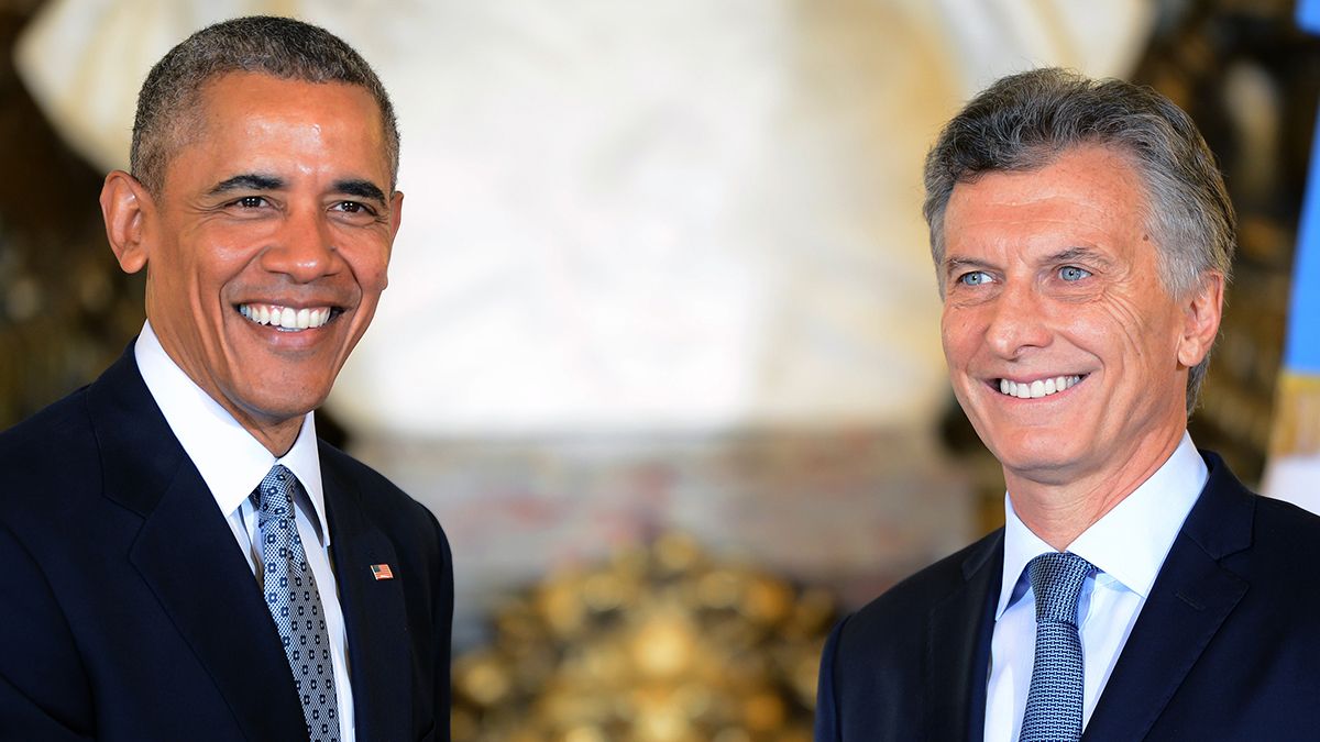 Barack Obama visitó la Argentina cuando Mauricio Macri era presidente.