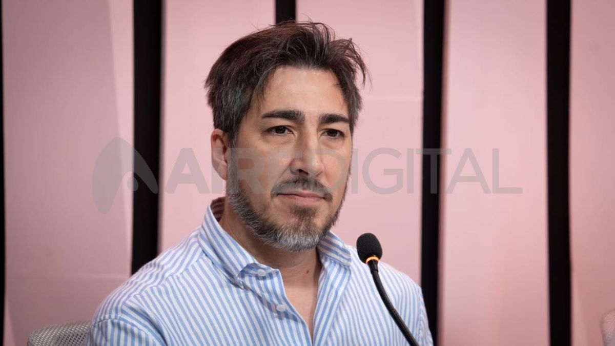 Alejandro Caveggia durante el debate de nocturnidad en AIRE.