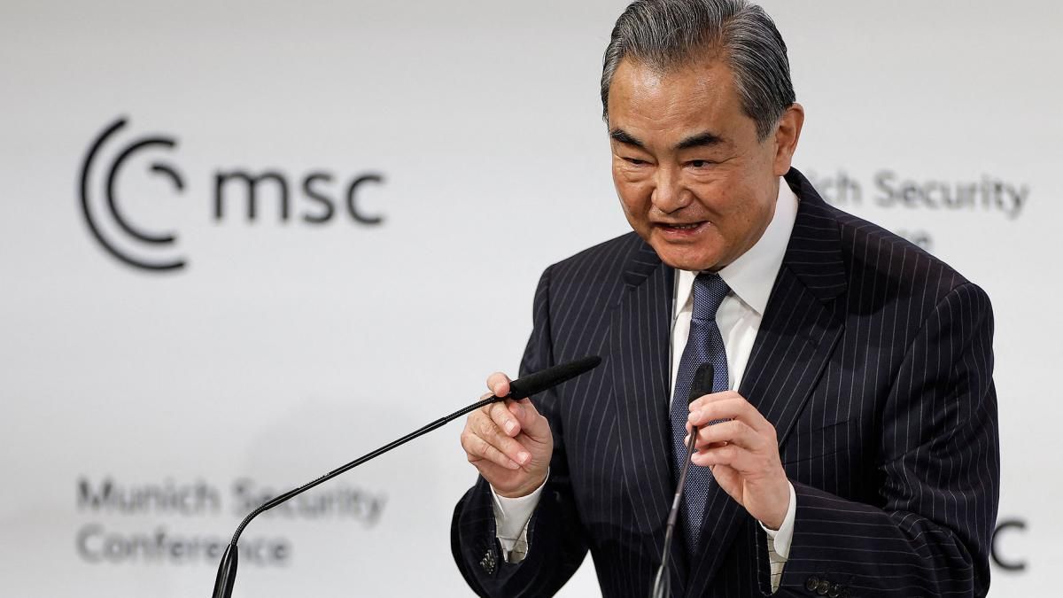 El jefe de la diplomacia china, Wang Yi.