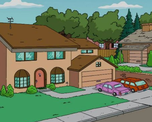 google maps encontro la casa de  los simpson y el resultado impacto a los fans
