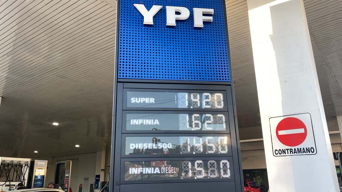 Así quedó el tablero de YPF este viernes. Así quedó el tablero de YPF este viernes.