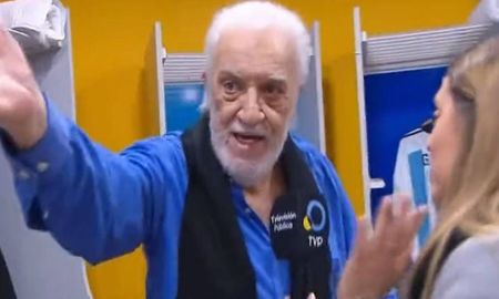 Coco Basile se mostró muy molesto con la periodista de la TV Pública. Coco Basile se mostró muy molesto con la periodista de la TV Pública.