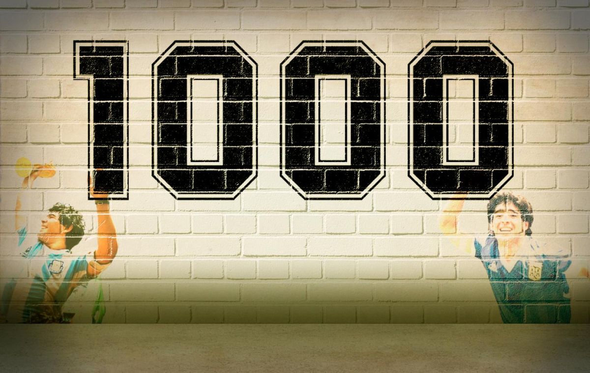 Se cumplieron 1000 días sin Diego Maradona. Se cumplieron 1000 días sin Diego Maradona.