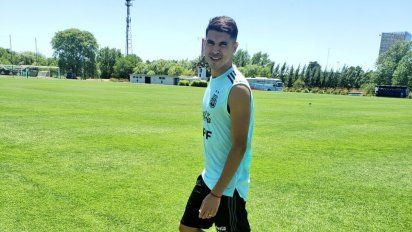 Selección argentina: Exequiel Palacios volvió a entrenarse con normalidad de cara al duelo ante Paraguay en Asunción