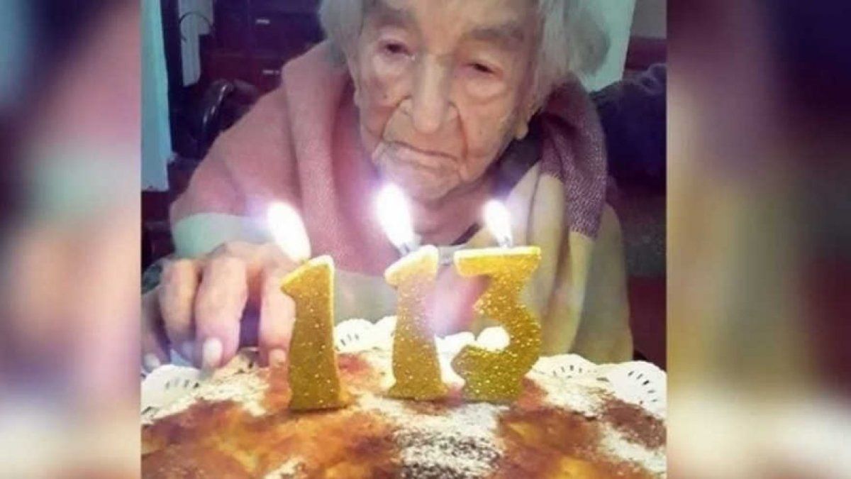 Tiene 113 años