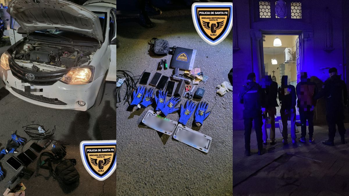 La policía los interceptó en calle Francia al 2600 de Santa Fe tras la denuncia de un automovilista.&nbsp;