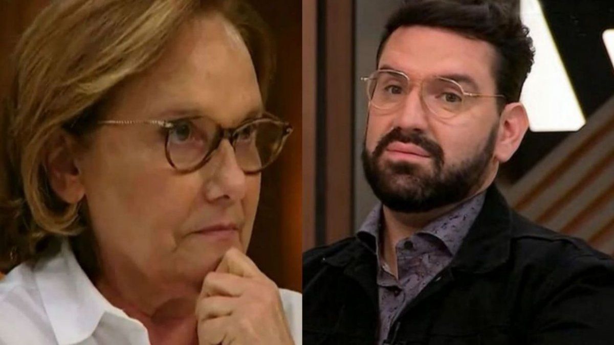 La chef estuvo reemplazando a Donato De Santis y aseguró que su compañero de jurado estaba demasiado alterado. &nbsp;