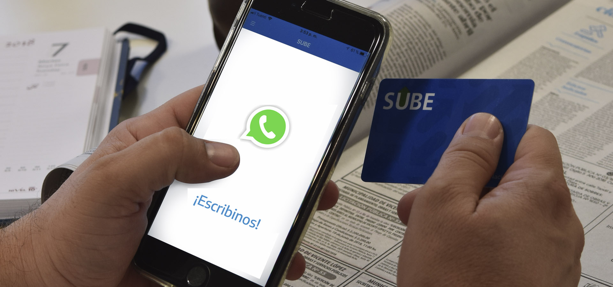 Tarjeta SUBE: cómo adquirirla por WhatsApp