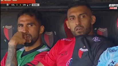 Colón: la reacción de Wanchope Ábila tras ser reemplazado en el clásico