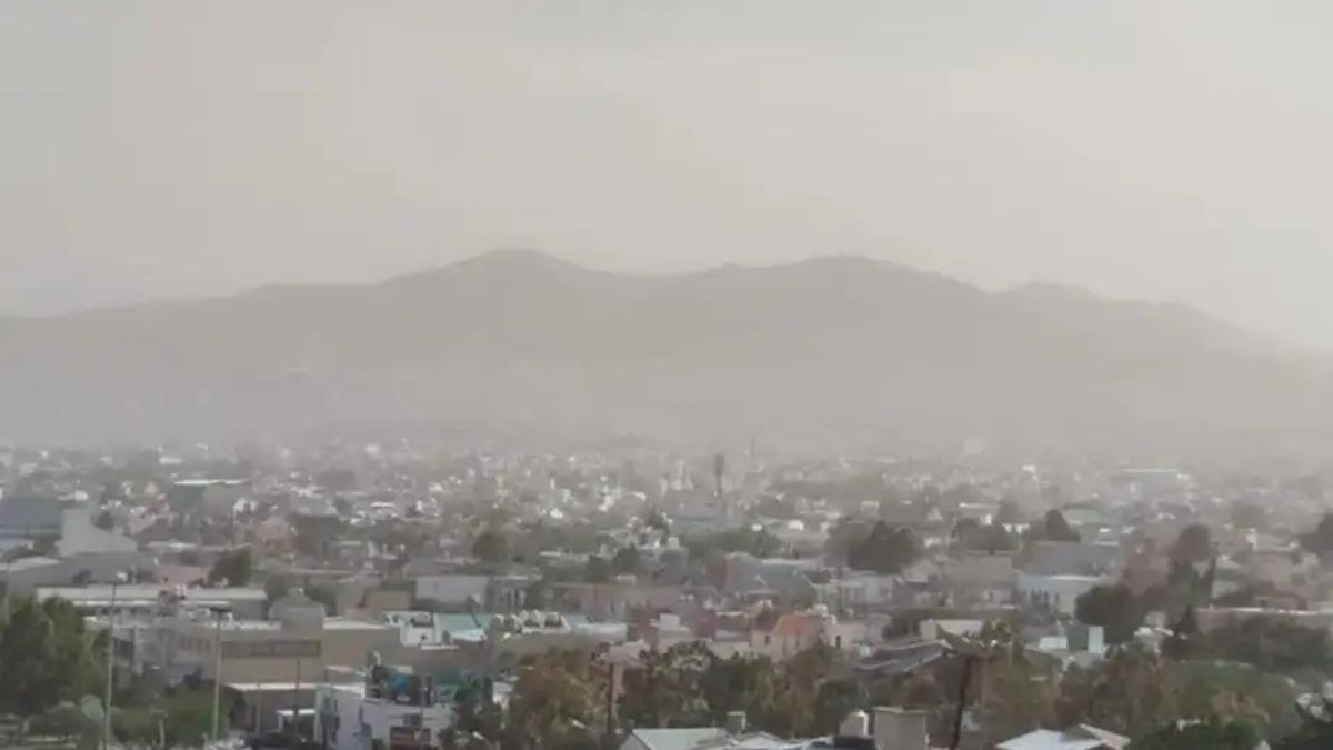 Alerta rojo por vientos en Comodoro Rivadavia. Gentileza ADN Sur.