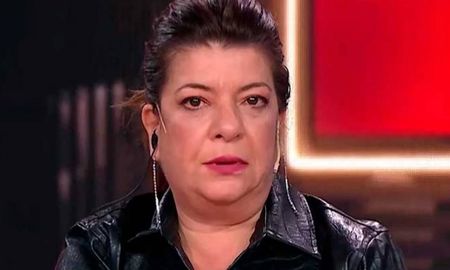 Andrea Taboada fuera de Intrusos. Andrea Taboada fuera de Intrusos.