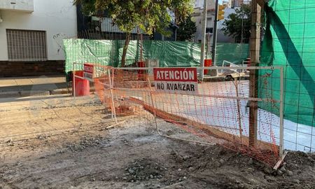 La obra en Bulevar Pellegrini y 9 de Julio está en su etapa final. La obra en Bulevar Pellegrini y 9 de Julio está en su etapa final.