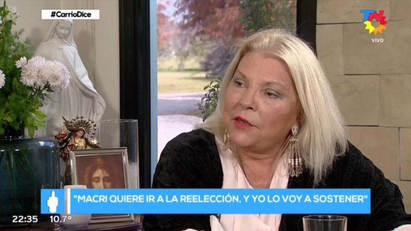 Carrió afirmó que el PJ le propuso alejarse de Cambiemos