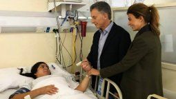 Macri visitó a la policía baleada que presenta “una mejoría general” Macri visitó a la policía baleada que presenta “una mejoría general”