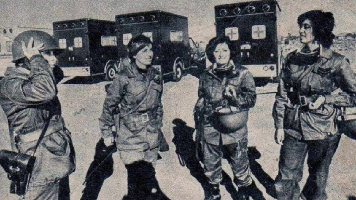 Durante la guerra de Malvinas