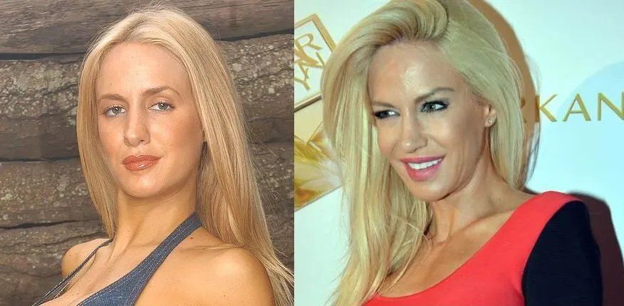 El antes y después de Luciana Salazar.