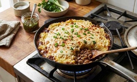 El pastel de papas en sartén es ideal para aquellos que aún no se animan a usar el horno. El pastel de papas en sartén es ideal para aquellos que aún no se animan a usar el horno.