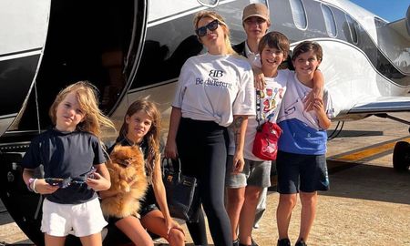 Wanda Nara disfruta junto a sus cinco hijos. Wanda Nara disfruta junto a sus cinco hijos.