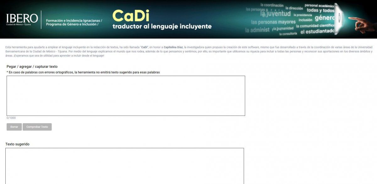 La herramienta tiene un funcionamiento muy sencillo, similar al traductor de Google.