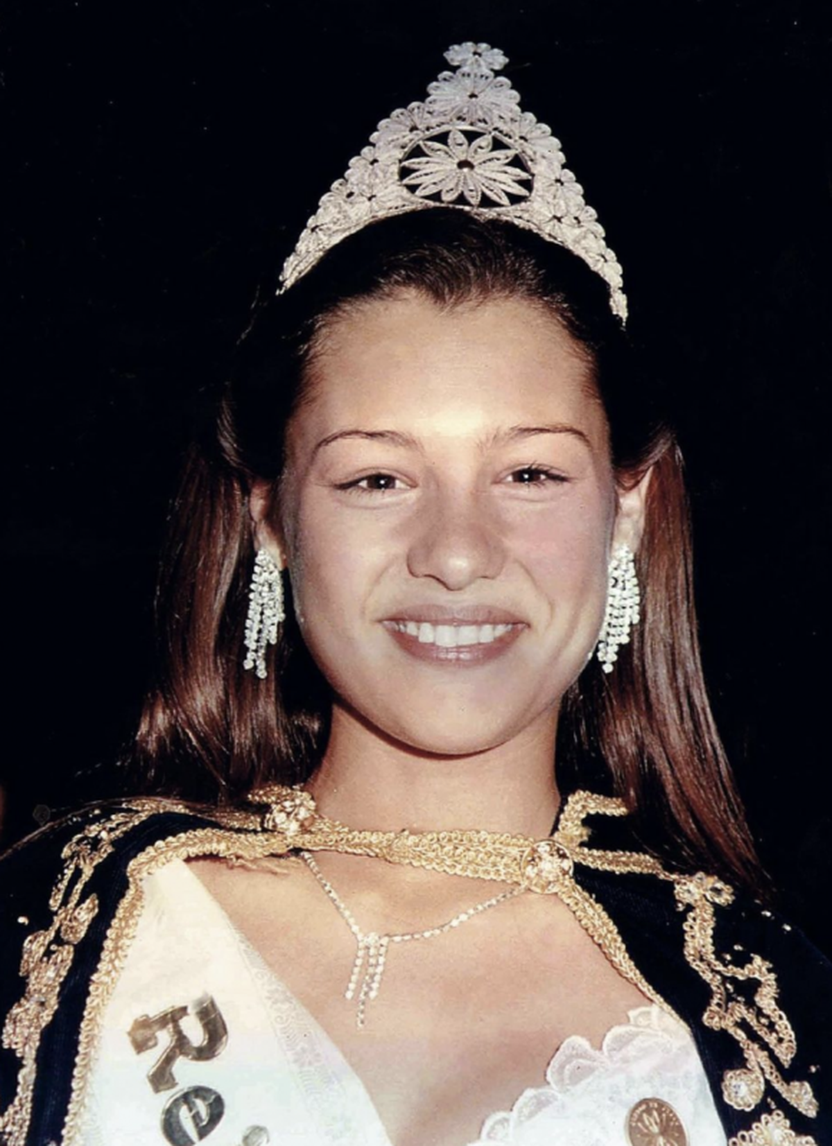 Una cuenta de fans de Pampita public&oacute; las tiernas fotos retro de la modelo.&nbsp;