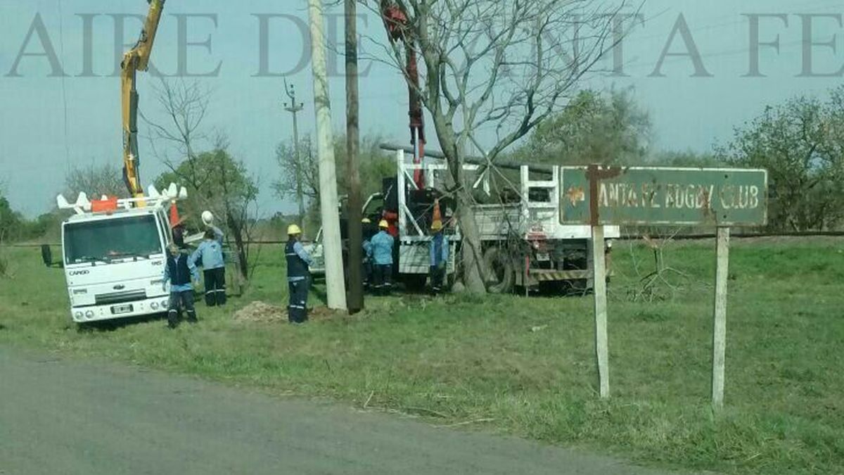 La EPE trabaja en Sauce Viejo