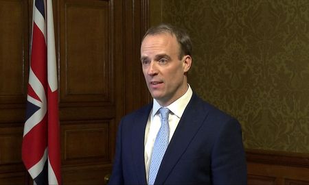 El canciller de Reino Unido, Dominic Raab. El canciller de Reino Unido, Dominic Raab.