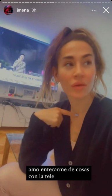 La fuerte reacción de Jimena Barón.