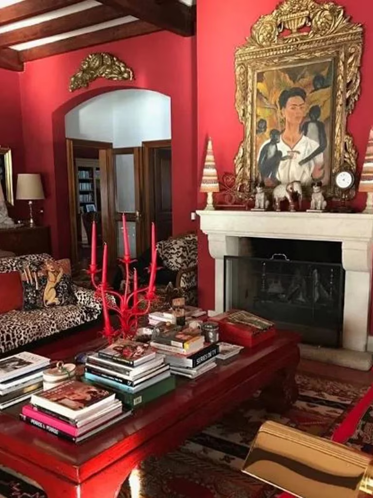 El living de La Mary es uno de los ambientes favoritos de Susana.