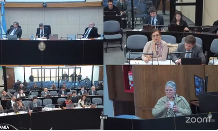 La ex esposa de Oscar Centeno, Hilda Horowitz, se presentó este martes en los tribunales de Comodoro Py para declarar en la Causa de los Cuadernos. La ex esposa de Oscar Centeno, Hilda Horowitz, se presentó este martes en los tribunales de Comodoro Py para declarar en la Causa de los Cuadernos.