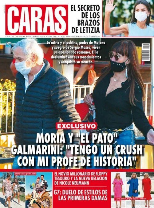 Pato Galmarini y Moria Casán viven su romance.