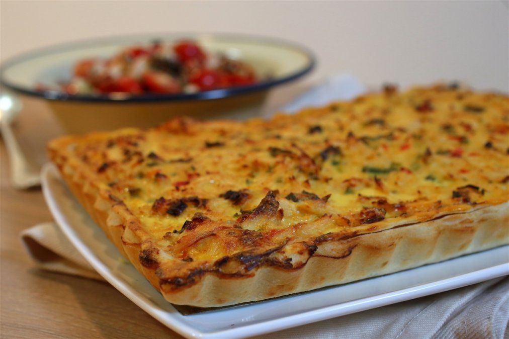 Pastel de pollo con pur&eacute; de zapallo