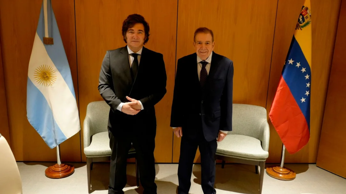Javier Milei se reunió con Edmundo González Urrutia en Madrid