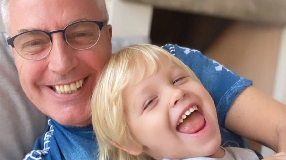 Marley junto a Mirko, el nene famoso más querido de la Argentina.