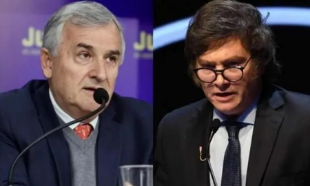 Milei calificó a Gerardo Morales de represor y cuestionó a la UCR por no hablar sobre los detenidos en Jujuy Milei calificó a Gerardo Morales de represor y cuestionó a la UCR por no hablar sobre los detenidos en Jujuy