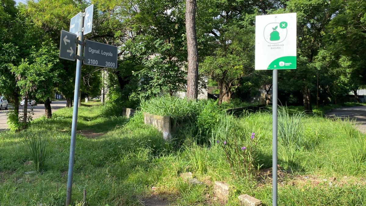 Así está la zona de Diagonal Loyola y Urquiza, en barrio Sur. Así está la zona de Diagonal Loyola y Urquiza, en barrio Sur.