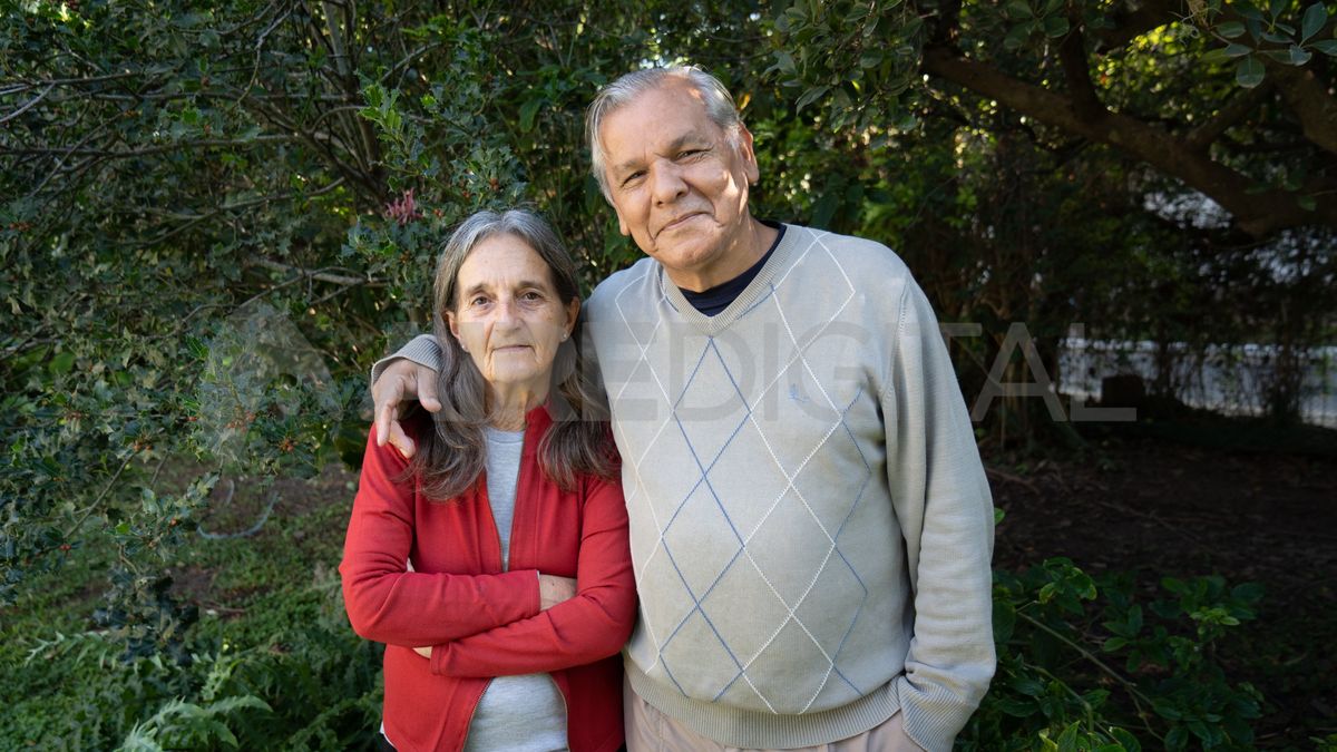 Jorge Castro y María de los Milagros Demiryi. Están juntos hace 50 años y son los únicos actores civiles en la causa penal contra los responsables de la inundación de 2003.