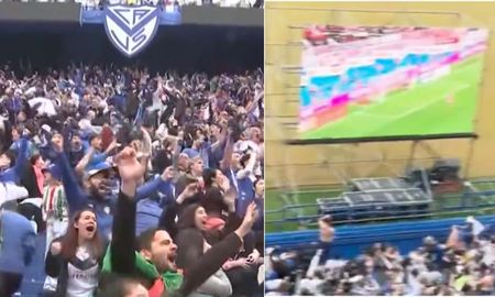 Todo Vélez gritó un gol que no fue en el José Amalfitani. Todo Vélez gritó un gol que no fue en el José Amalfitani.