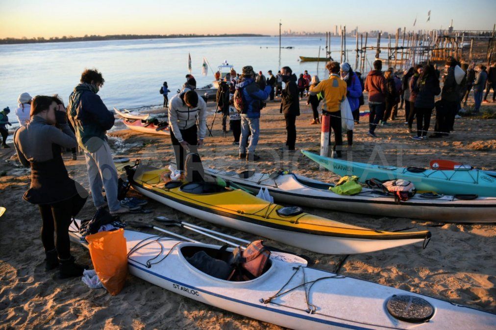 La travesía comenzó en la Rambla Catalunya