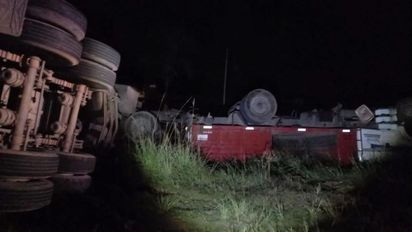 Peligro en la ruta 1: en menos de un mes se produjeron dos choques contra caballos en Colonia Francesa