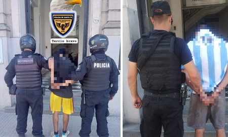 Dos ladrones presos por robar celulares Dos ladrones presos por robar celulares